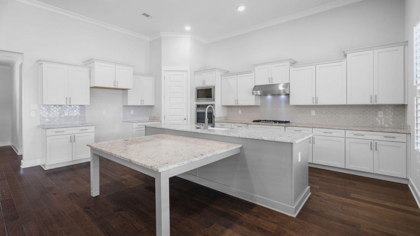 Large Kitchen with Quartz counter tops
